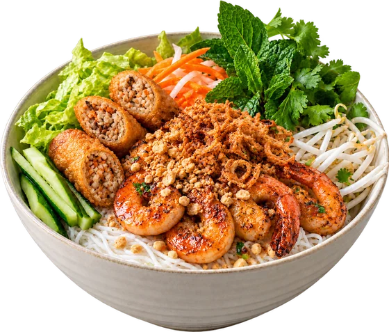 Bo Bun aux crevettes